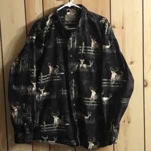 Men’s Long sleeve button down Shirt.  Size XXL